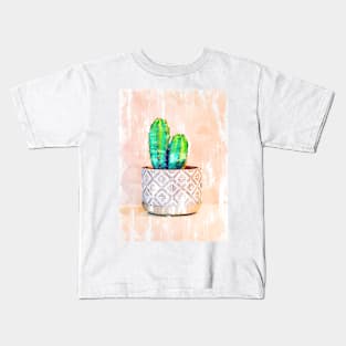 Minimal Mini Cactus Deco Kids T-Shirt